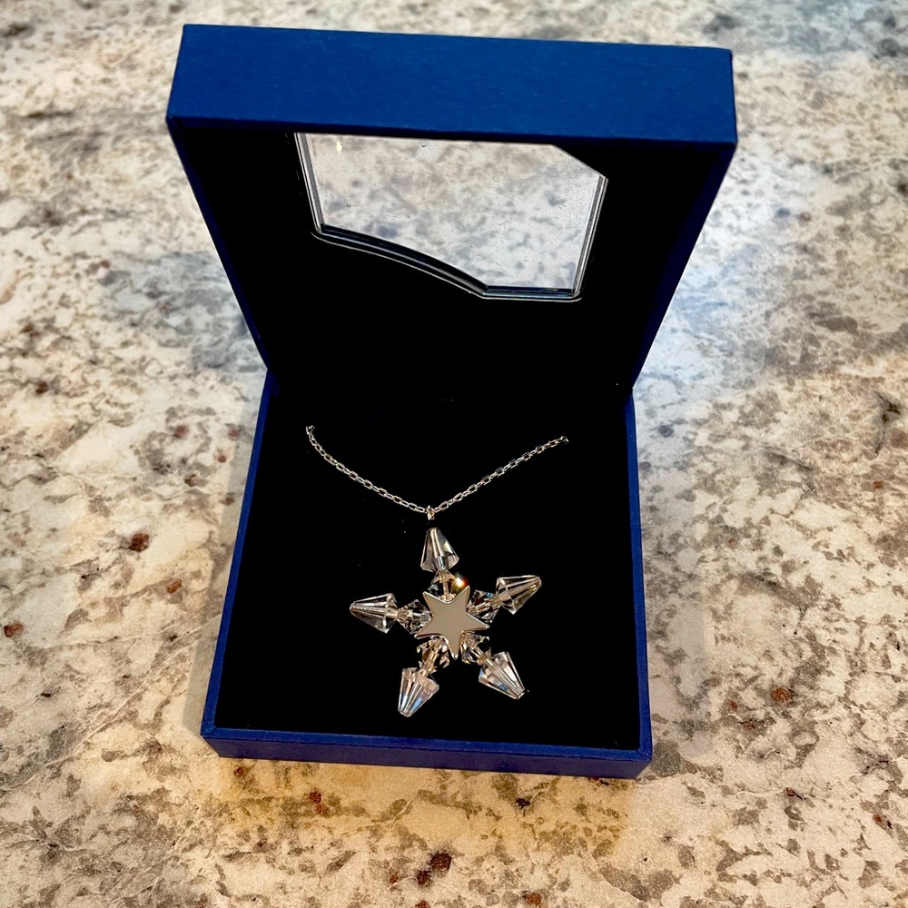 Genuine Swarovski Snowflake Necklace